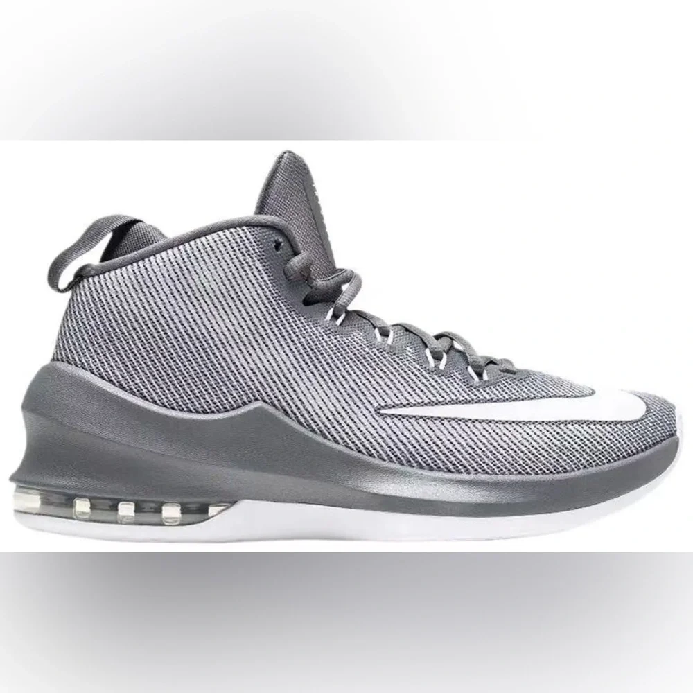 Nike‎ Men's Air Max Infuriate Low Gray Basketball Shoes Size 10